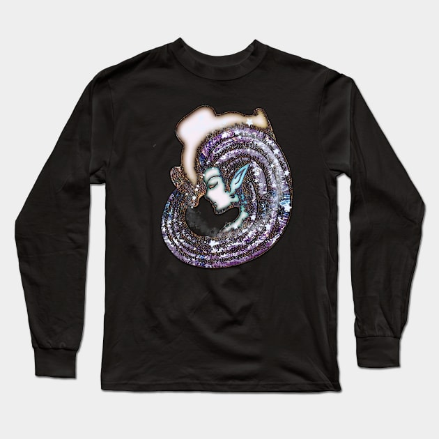 Zodiac sign aquarius Long Sleeve T-Shirt by Nicky2342